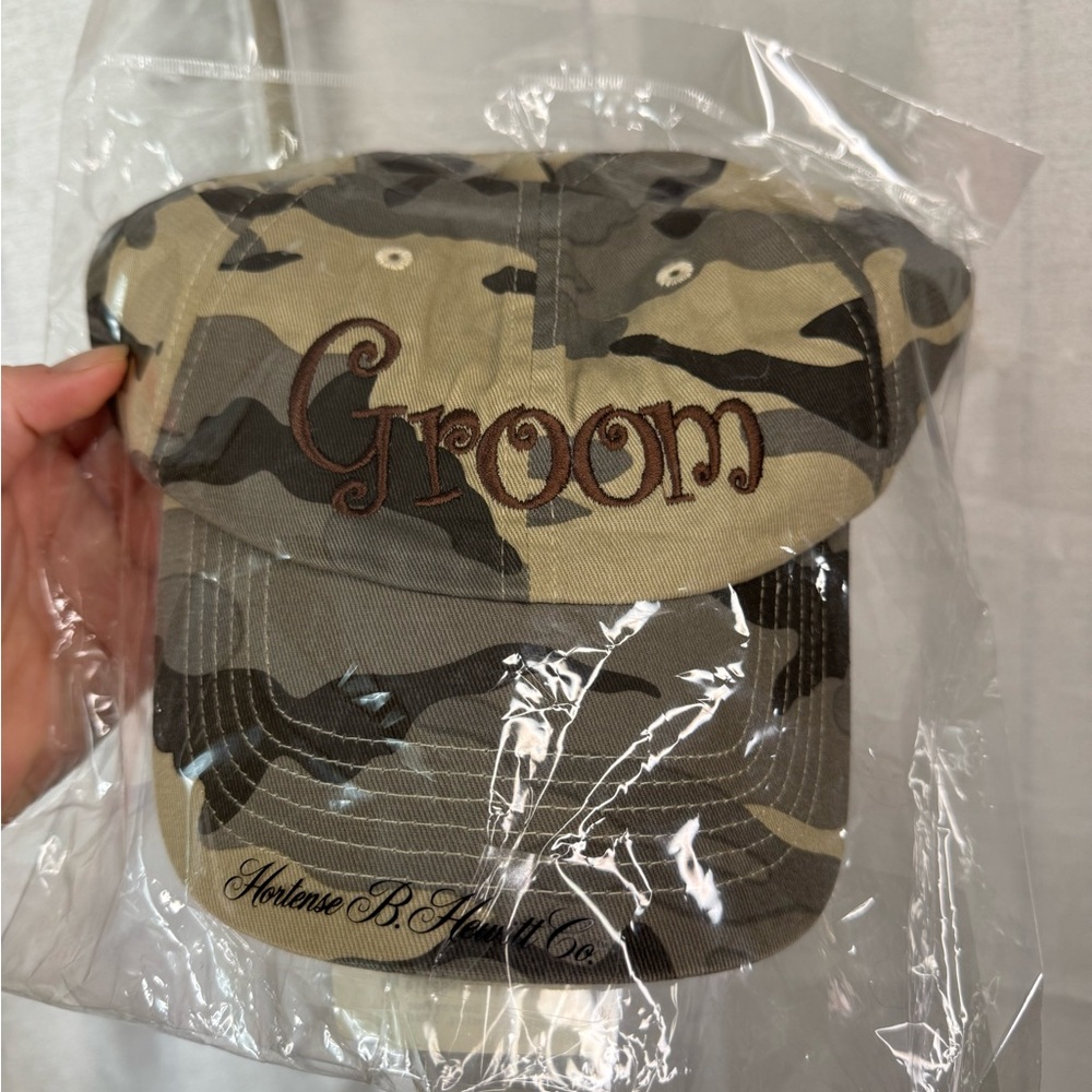 Camouflage Groom Cap